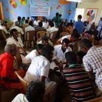 Lovely live interactions among farmers in different groups in progress